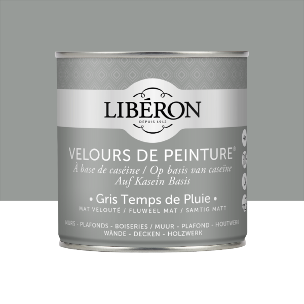 Libéron Velours de peinture Gris Temps de Pluie