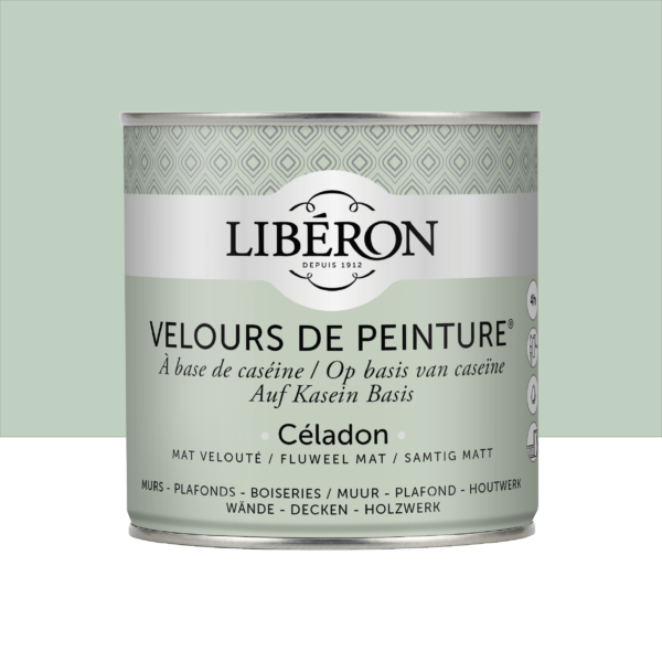 VELOURS DE PEINTURE ® - Couleur Céladon - Libéron