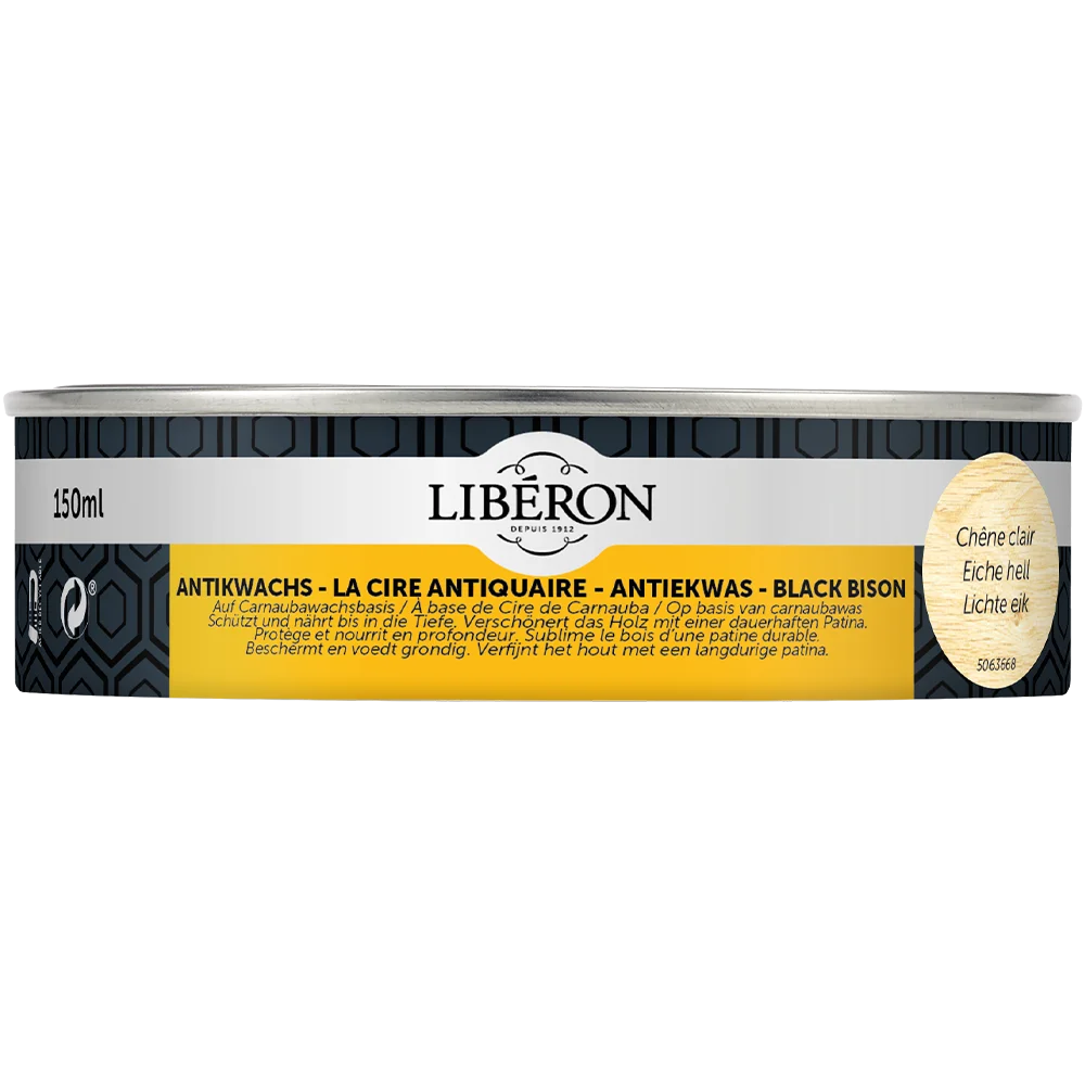 03282390026229_C1N1_s01_004178_150cc CIRE ANTIQUAIRE BLACK BISON ChĆŖne clair Satin BLACK BISON ANTIEKBOENWAS Lichte eik Satijn