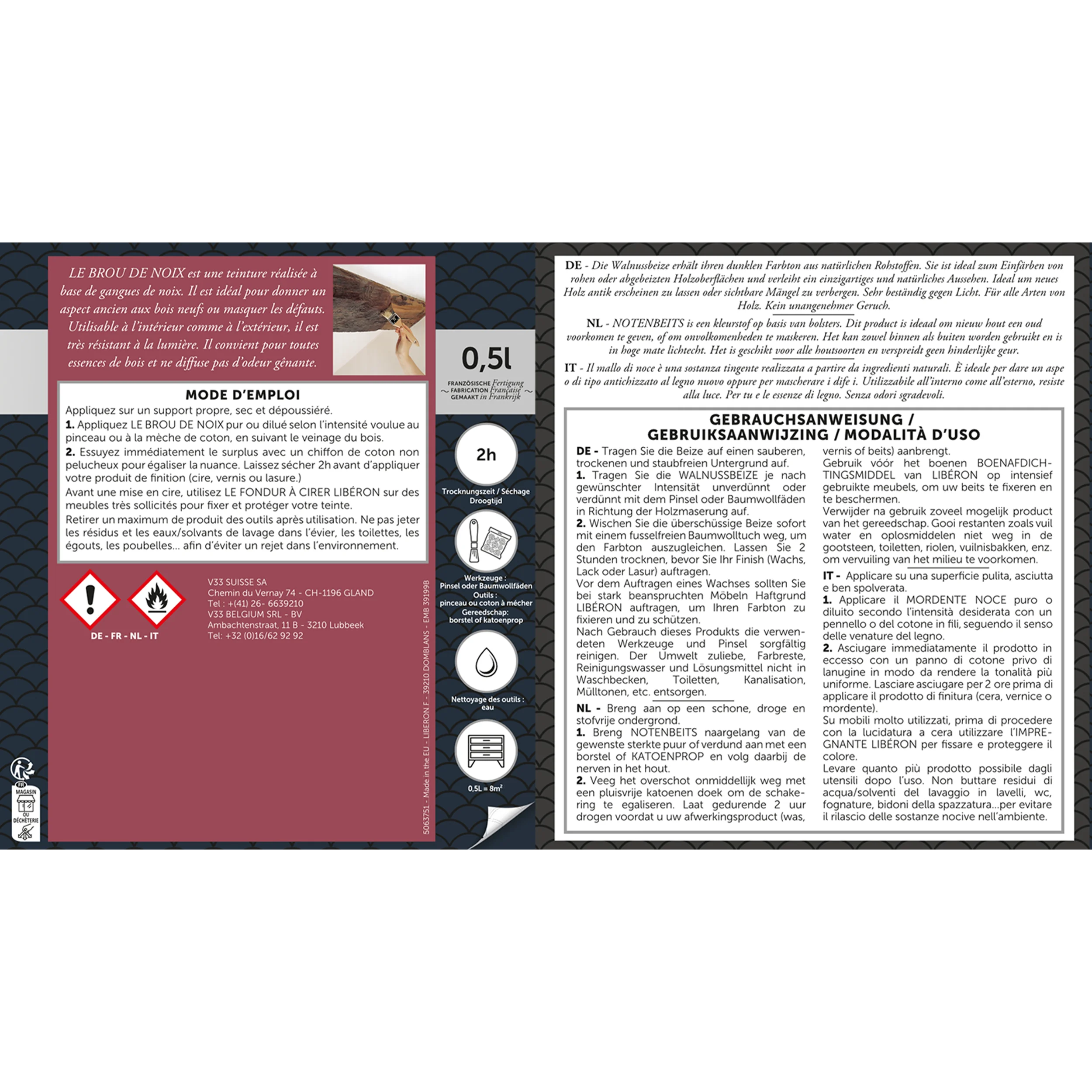 BACKPACK BROU DE NOIX NOTENBEITS