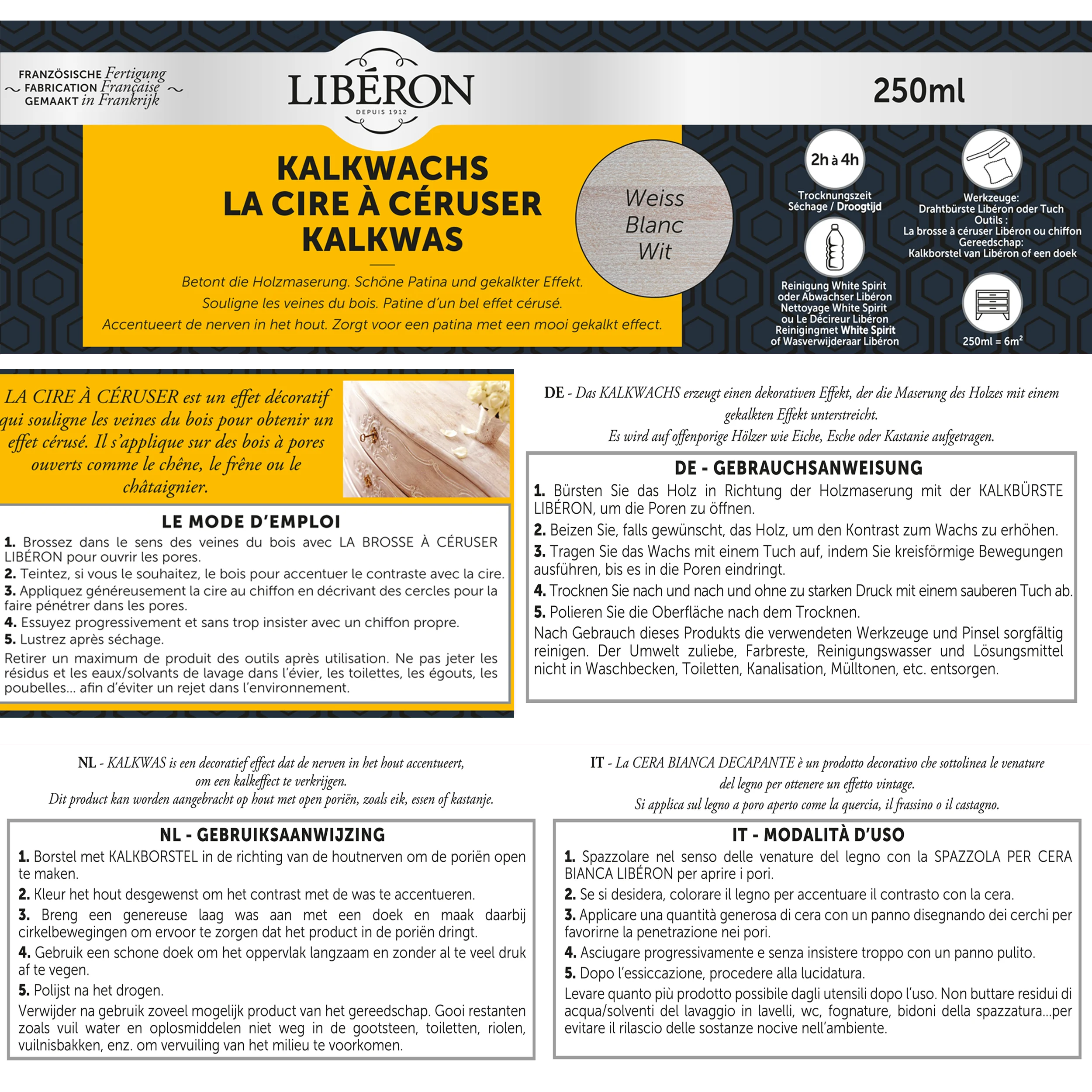 BACKPACK CIRE À CÉRUSER CERUSEERBOENWAS