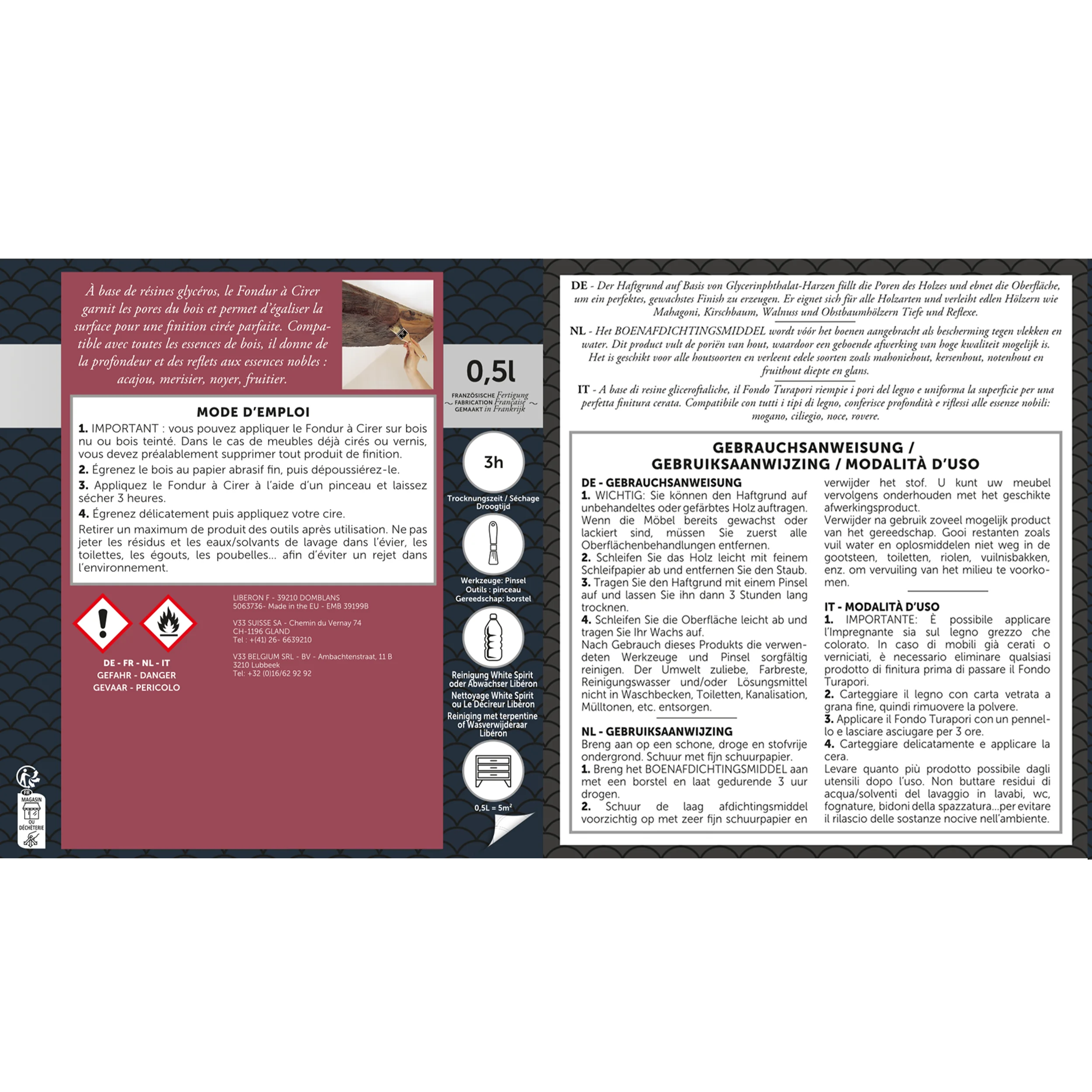 BACKPACK LE FONDUR BOENAFDICHTINGSMIDDEL