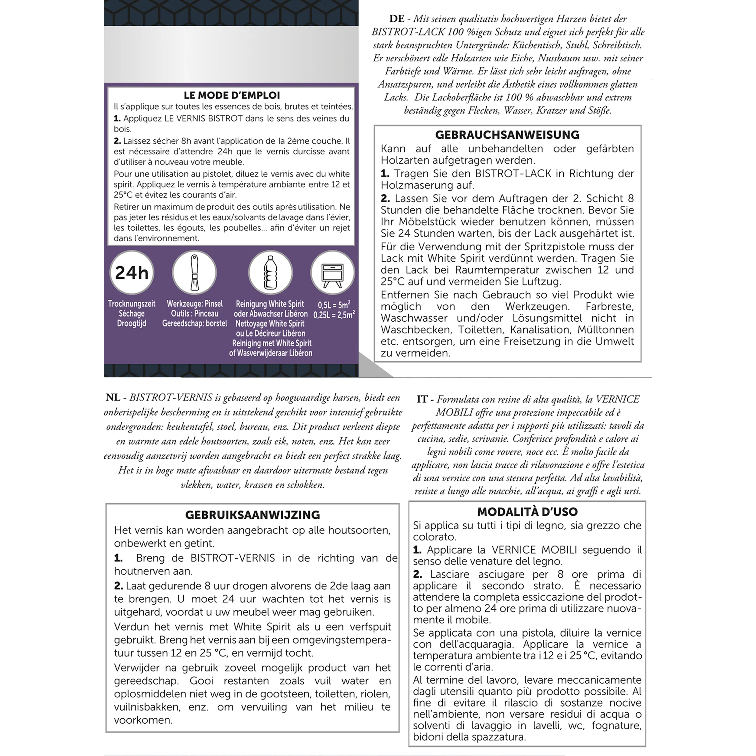 BACKPACK VERNIS BISTROT