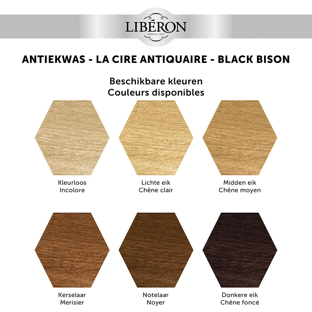 NUANCIER CIRE ANTIQUAIRE BLACK BISON BLACK BISON ANTIEKBOENWAS